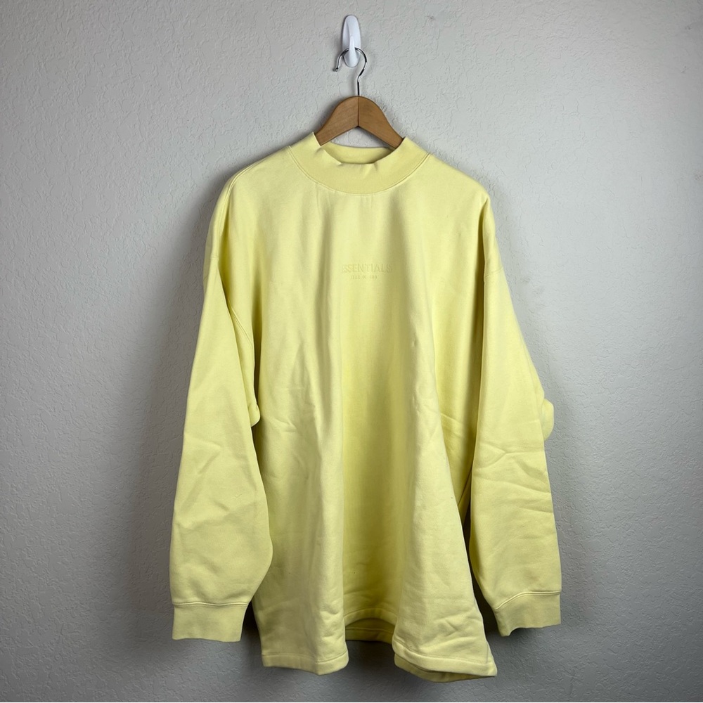 NEW NWT Essentials Fear Of God Sweatshirt Relaxed Crewneck Sweater - Picture 5 of 15